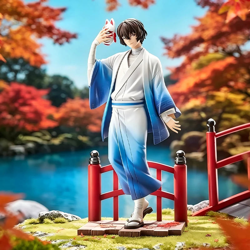20cm Dazai Osamu Action Figure - Bungo Stray Dogs Anime PVC Model Toy Gift