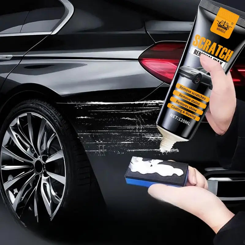 Car Scratch Removal Wax Kit - 120ml Auto Paint Polishing & Restorer - Multiple Colors