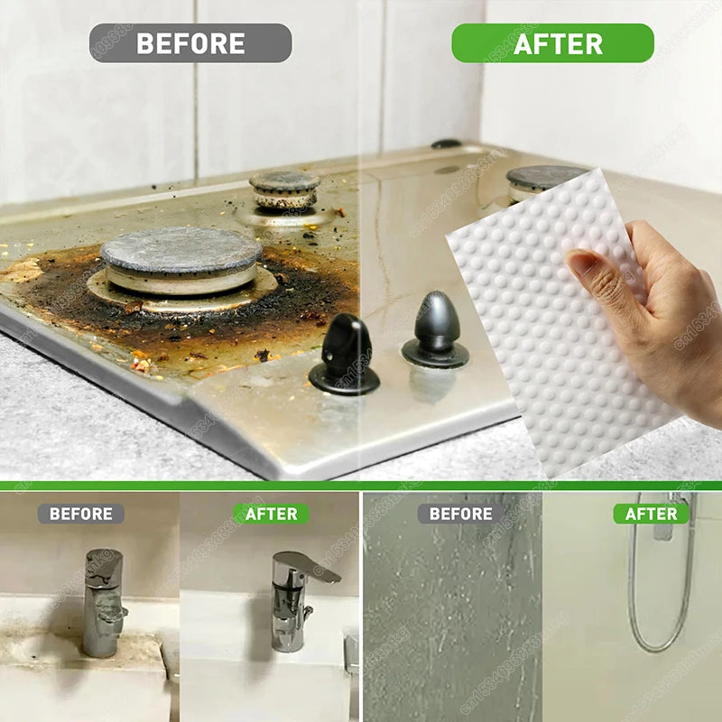 Melamine Sponge Sheets 30/60PCS Kitchen & Bathroom Cleaning Erasers