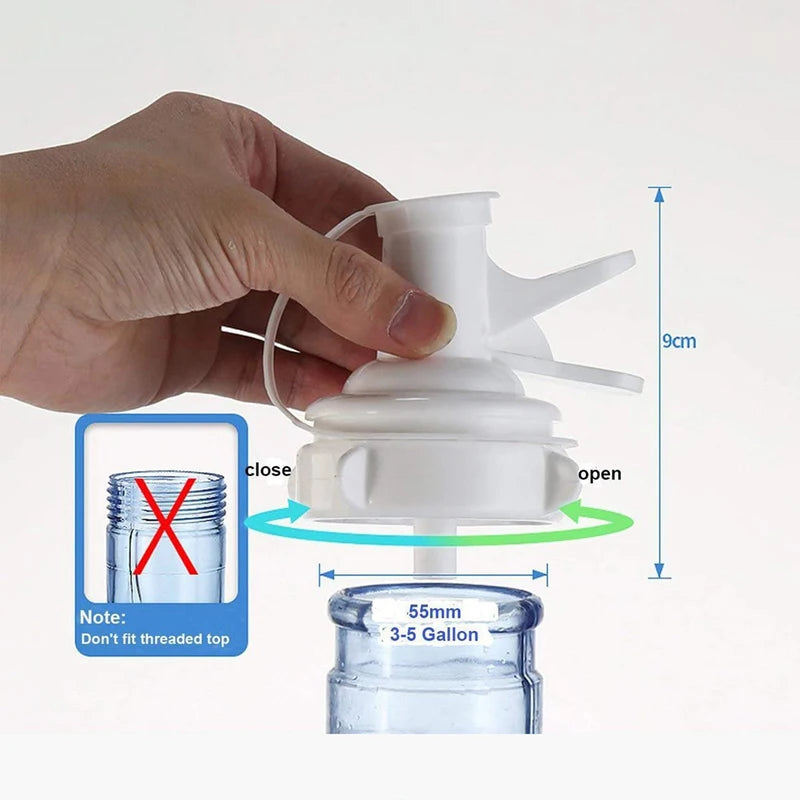 Reusable Water Dispenser Spigot Faucet with Cap for Office & School
