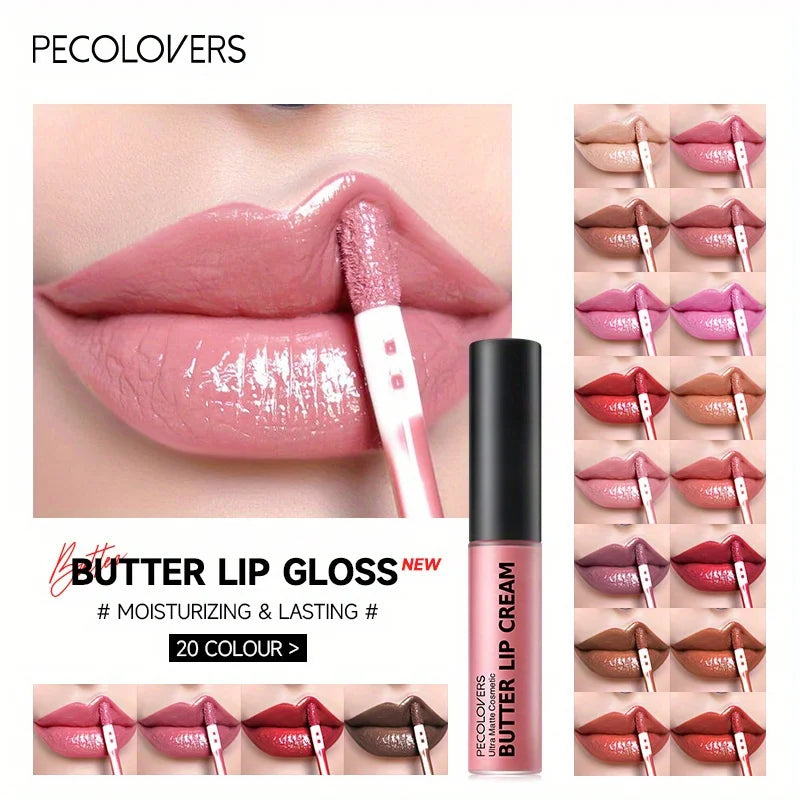 Waterproof Matte Lip Gloss - Long Lasting Non-Sticky Lip Tint for Makeup