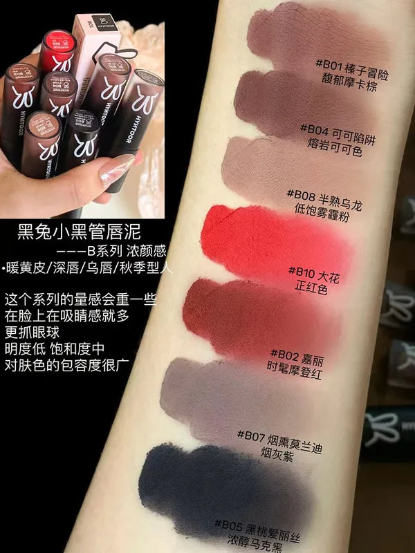 Matte Lipstick Set with Velvet Finish - Long Lasting Lip Makeup in Multiple Colors