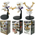 3 Pieces Monkey D Luffy Action Figures Model One Piece Gear 5 Sun God Nika PVC Toy Collection