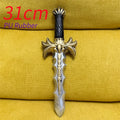 Halloween Knight Dagger Sword Cosplay Prop Role Play Gift Safety PU Rubber