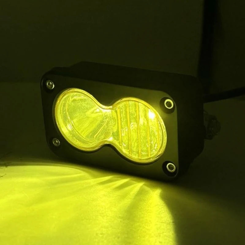 LED Headlight for Dirt Bike - 20W Waterproof Auxiliary Light for Motorcycle