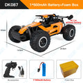 High-Speed 1:16/1:20 Off-Road RC Car with LED Lights and 2WD Climbing Vehicle