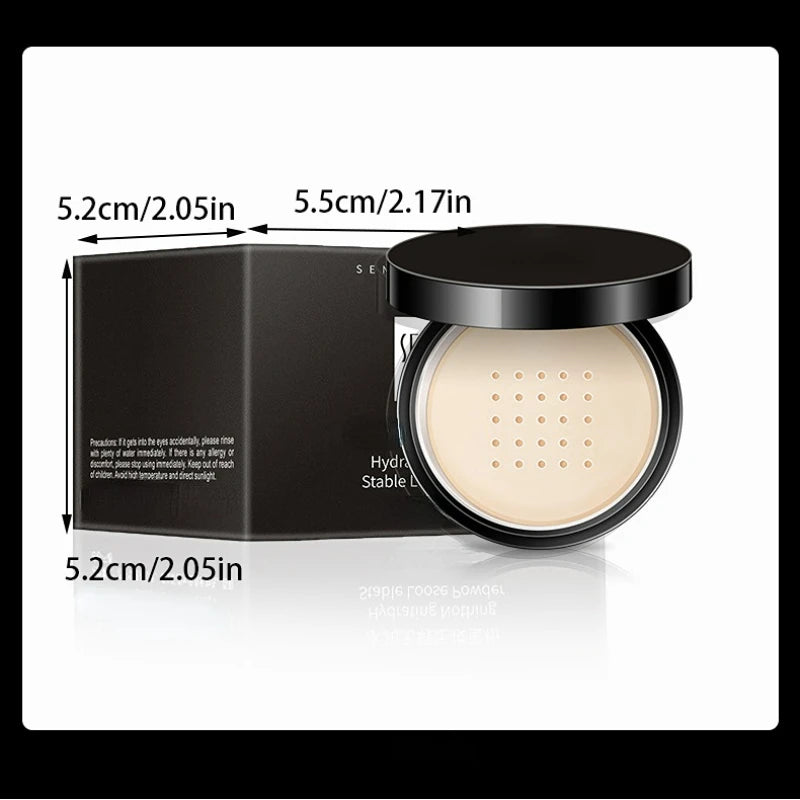 Hydrating Flawless Setting Powder - Natural Nude Finish Oil Control Face Makeup
