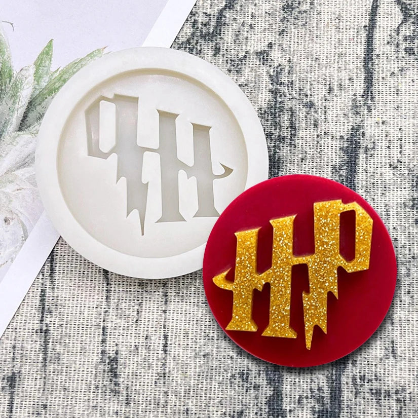 Halloween Letter Silicone Mold for Cake Decorating Sugarcraft and Chocolate