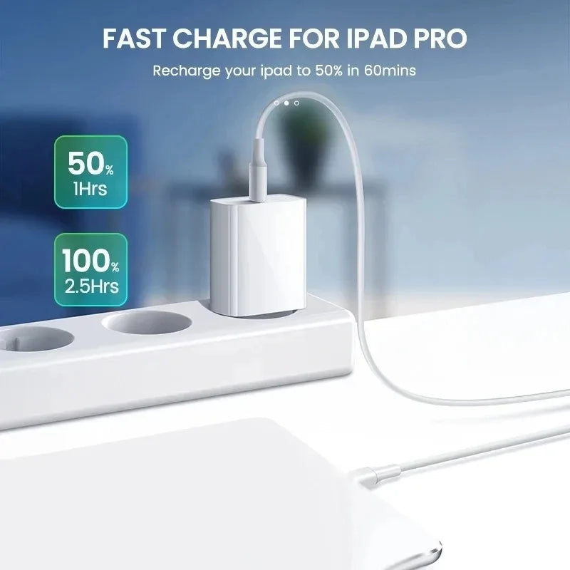 Fast Charger for iPhone 17-11 USB-C Cable Set EU US 35W PD Power Adapter