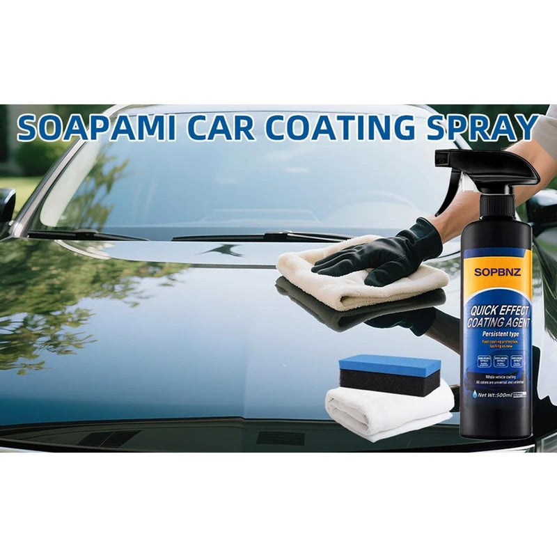 Ceramic Car Coating Spray for Maximum Gloss & Hydrophobic Protection