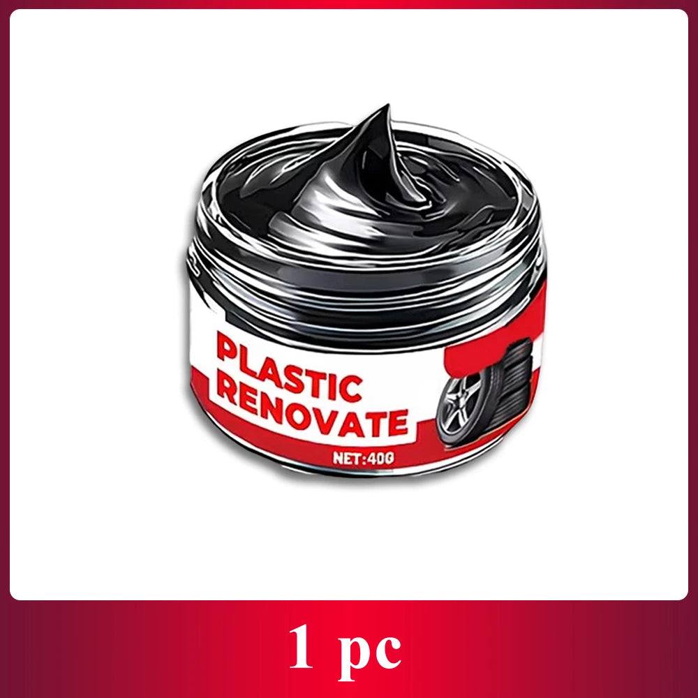Plastic Polishing Paste for Car and Furniture Scratch Repair - Multiple Colors