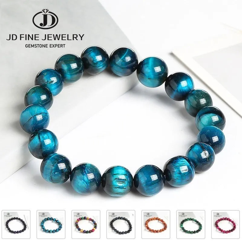 Natural Stone Bead Buddha Bracelet for Women Men - Yoga, Casual Jewelry, Handmade