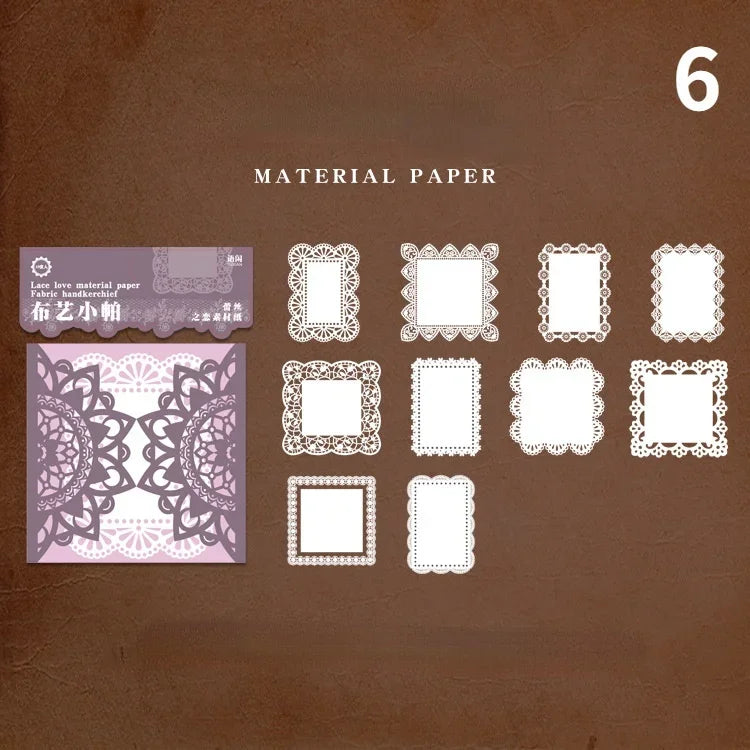Art & Craft Paper Set - Handmade Curtain Decorations, 10 Pieces
