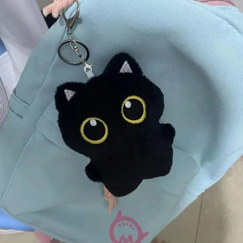 Cute Black Cat Plush Toy Doll Small Pendant Cushion for Kids & Gift