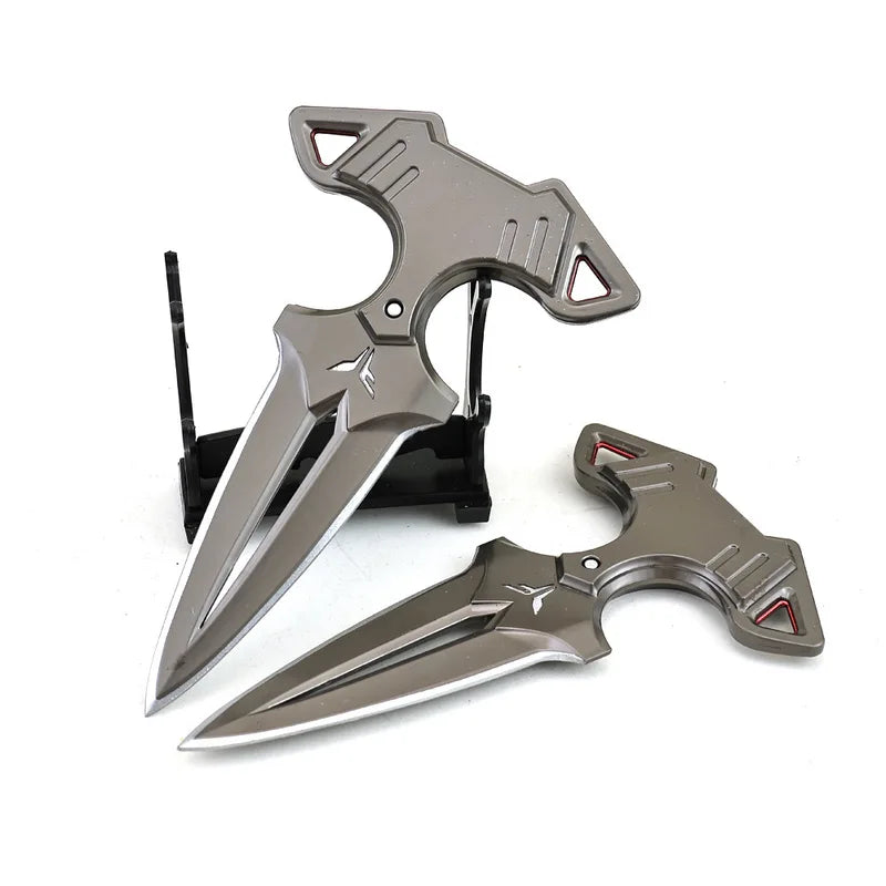 14cm All-Metal Toy Knife Model Craft Ornament for Outdoor Play - Unsharpened