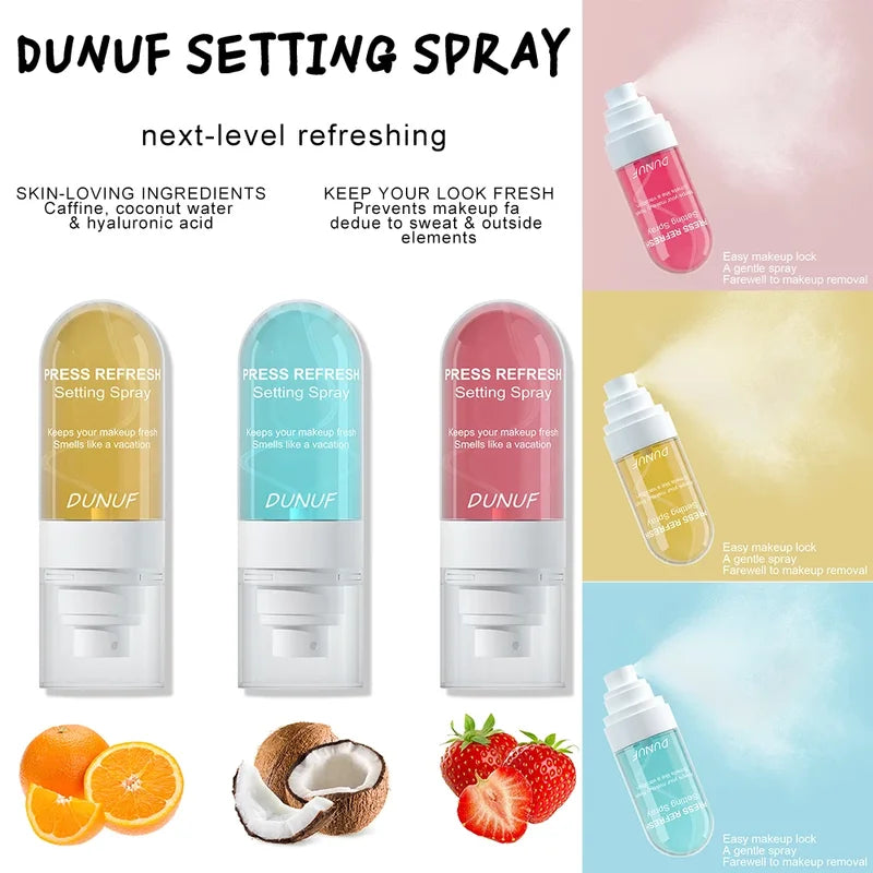 Moisturizing Makeup Setting Spray - Long-Lasting, Oil-Free Facial Fixer