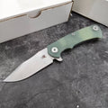 Outdoor Survival Folding Knife with G10 Handle and D2 Steel Blade