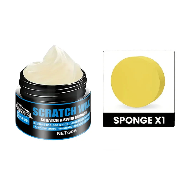 Professional Car Scratch Repair Wax for All Colors - Instant Gloss Enhancer & Protection
