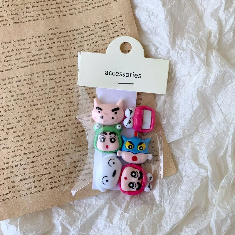 Crayon Shin-chan 3D Cartoon Stickers for Cups Cars & Crafts - Kawaii Anime Decor
