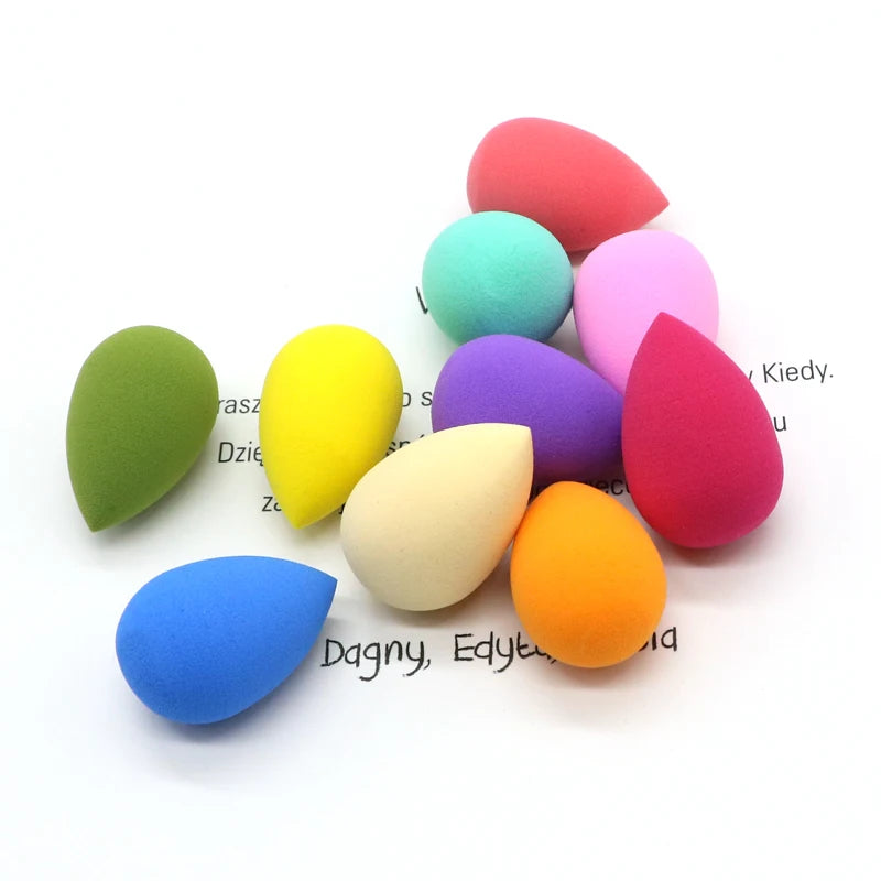 Mini Makeup Sponge Puffs Set - 6pcs Face Powder & Concealer Applicators