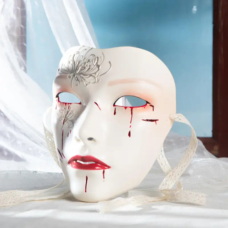 Anime Mask Cosplay Party Masquerade Costume Accessories - Hand-Painted Design