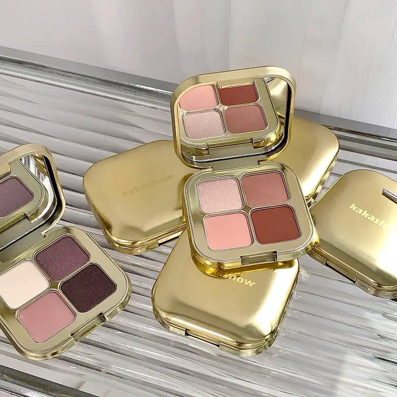 Colorful Matte & Pearl Eye Shadow Palette - Earth Tones & Bright Shades