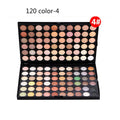 120-Color Waterproof Eyeshadow Palette Makeup Kit - Matte & Shimmer Pigment