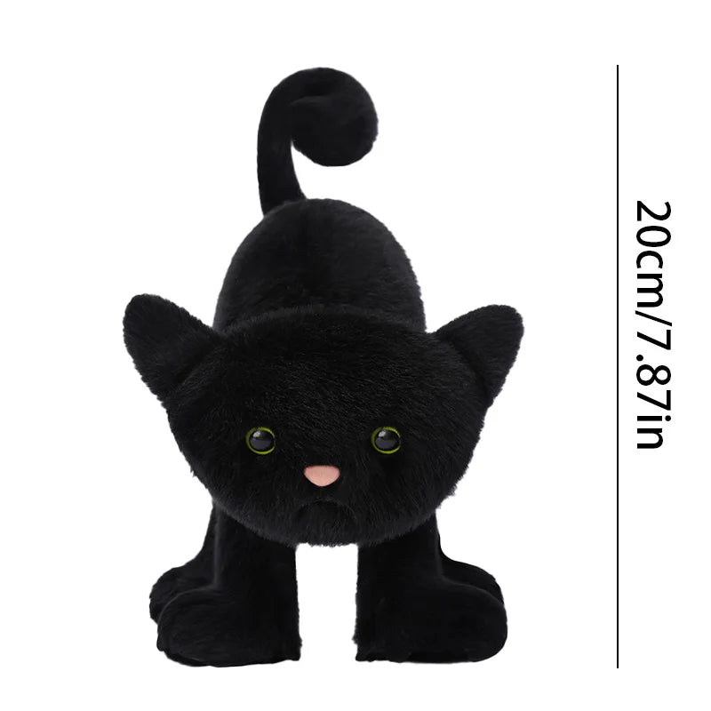 Halloween Black Crow Plush Doll Toy - Stuffed Bird for Kids & Gifts