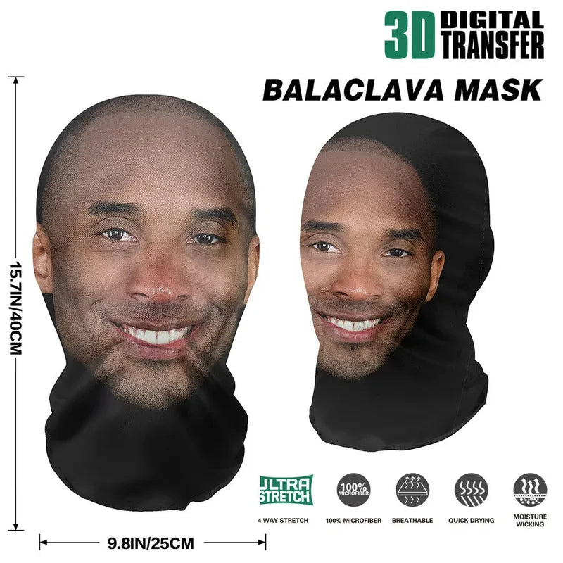 Full Face Mask Cosplay Prop 3D Printed Celebrity Style Halloween Party Mask
