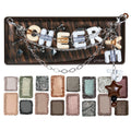 Colorful Eye Shadow Palette with Matte and Pearl Finishes - 16 Shades