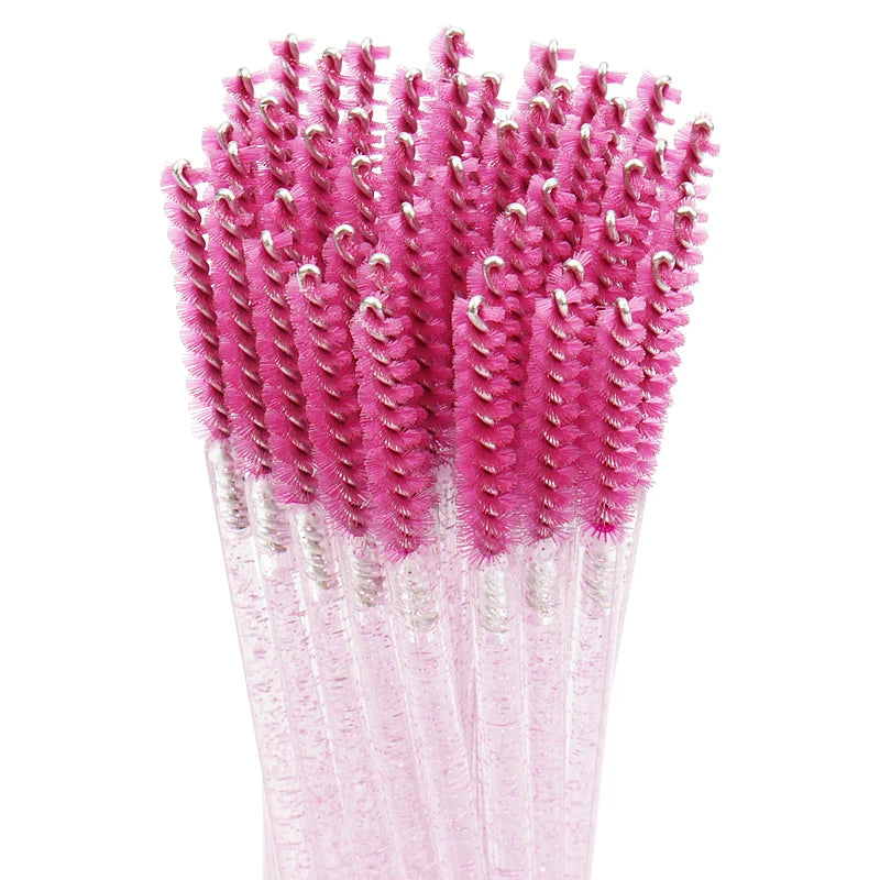 Disposable Makeup Brush Set 50pcs Eyelash Microbrush Mascara Wands Applicator