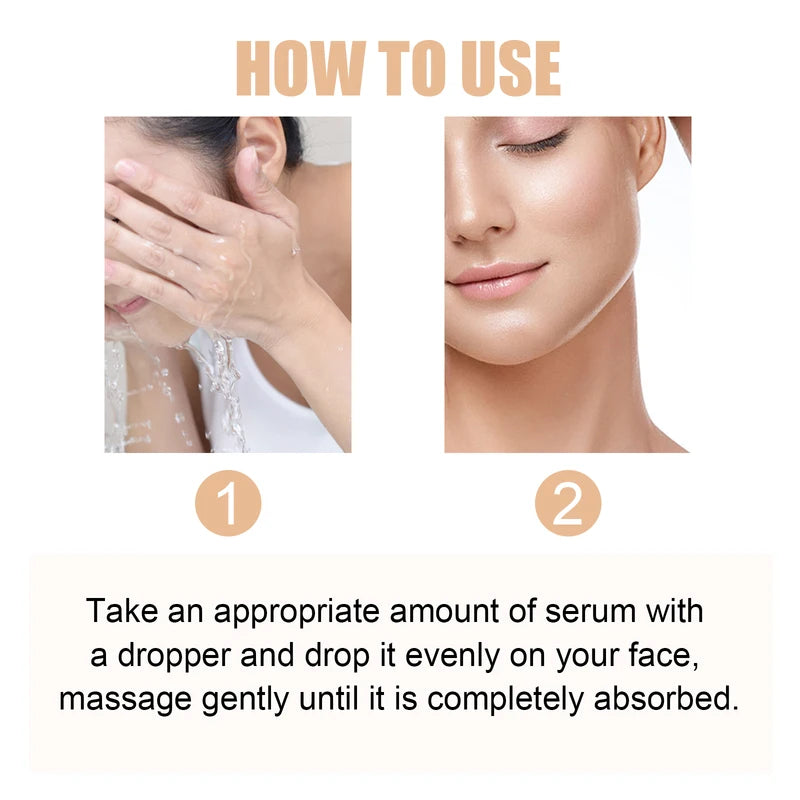 Lactic Acid Face Serum for Exfoliating Hydrating Brightening & Anti-Aging - All Skin Types