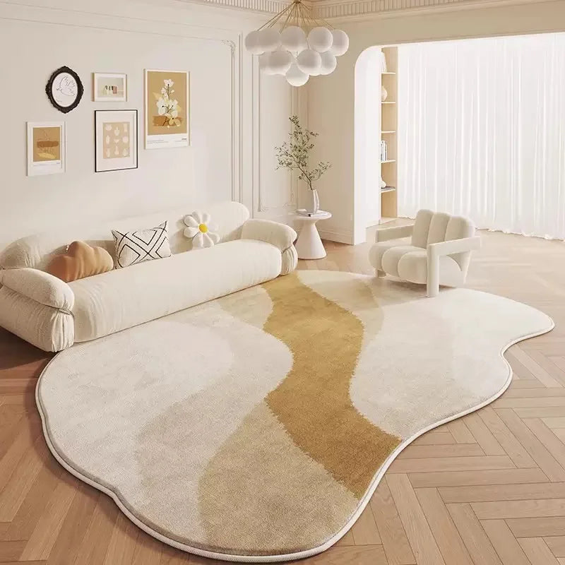 Luxury Custom-Shaped Carpet Rug for Living Room & Bedroom Decor