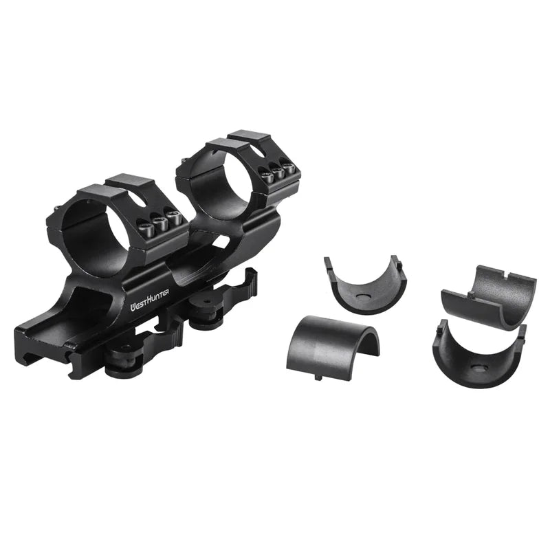 Scope Mount with Quick Release Rings for 30mm/1 Inch Tubes - Hunting & Shooting Accessory