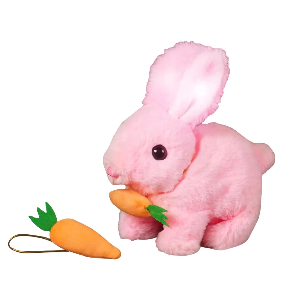 Electric Rabbit Pet Toy with Sounds & Movements - Interactive Plush Bunny for Kids