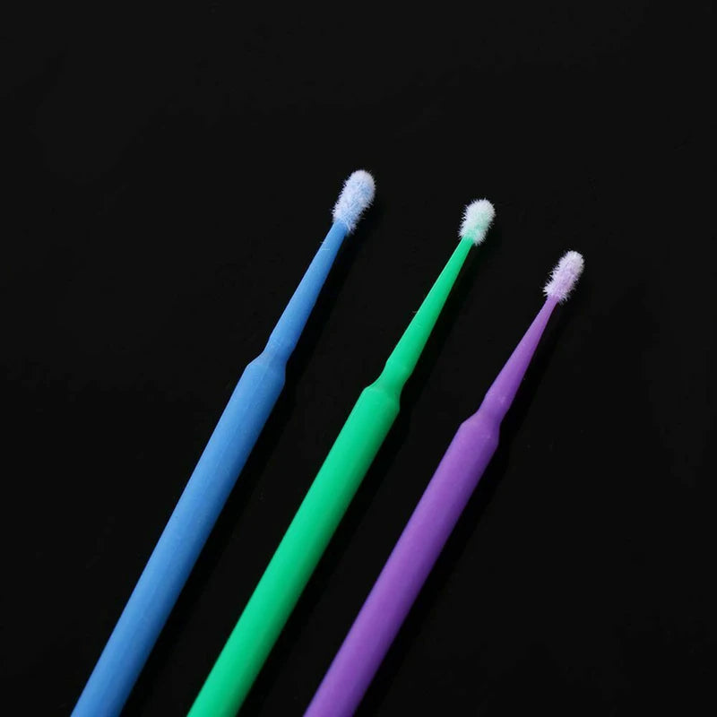 100Pcs Paint Brush Set for Touch-up Auto & Hobby Painting - Disposable Fine Tip Applicators