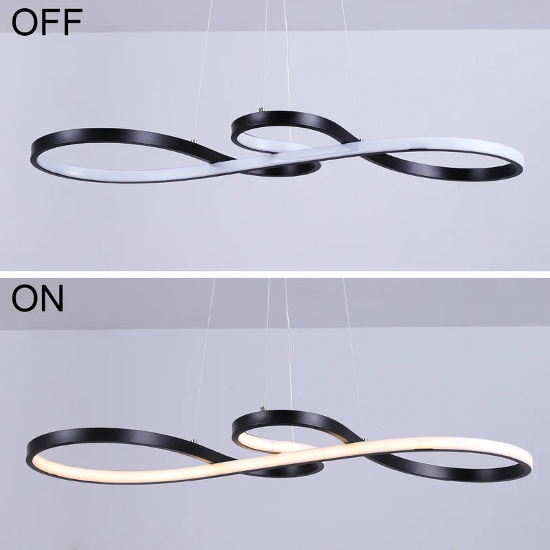 Modern Dimmable LED Pendant Light for Dining & Living Rooms