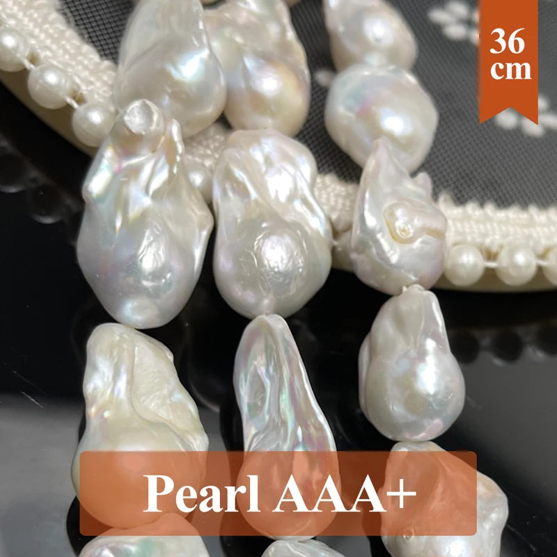 Natural Freshwater Baroque Pearl Beads Irregular Loose Spacer Beads for Jewelry Making