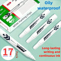 17 Pcs Acrylic Paint Markers for Rock, Ceramic, Glass, Wood, Fabric, Metal
