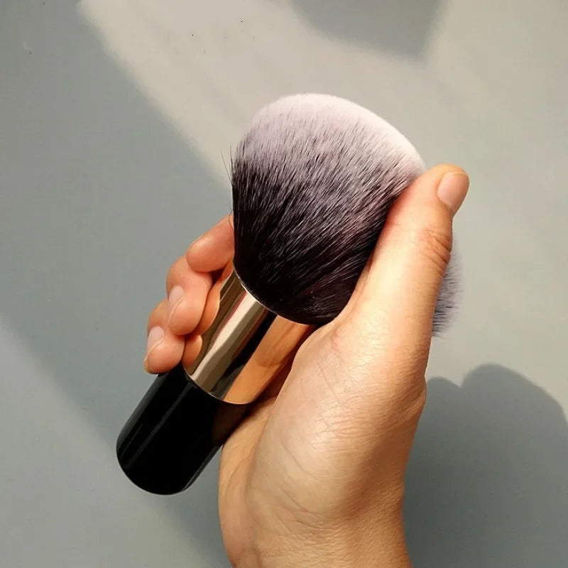 Multifunctional Makeup Brush Set - Powder, Foundation, Blush, Black Handle