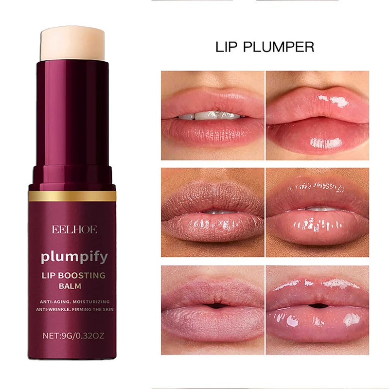 Moisturizing Lip Plumper Gloss Oil - Non-Sticky Daily Lip Care Balm