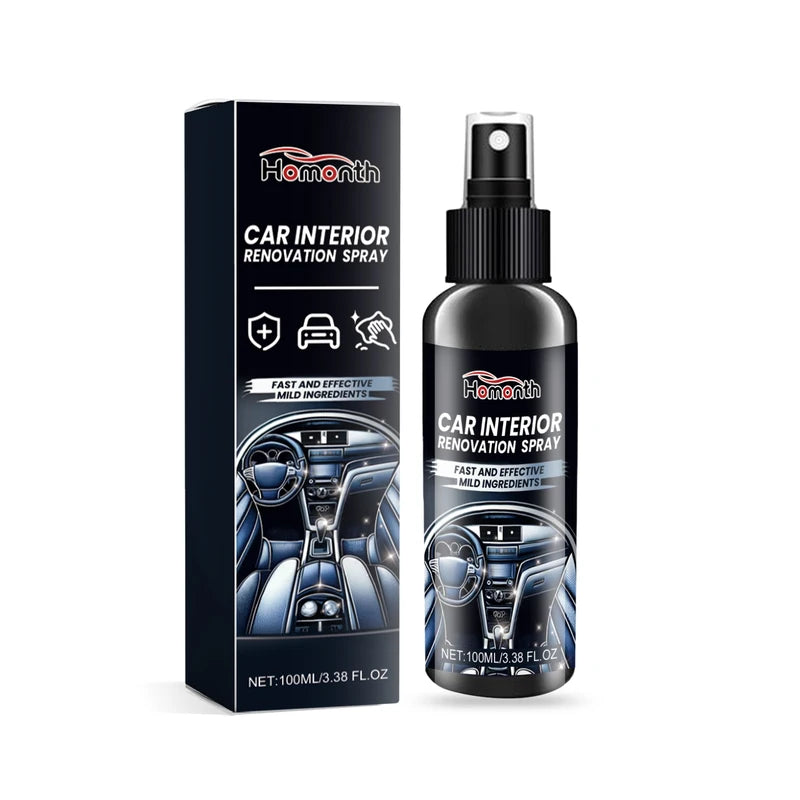 Car Interior Polishing Wax Spray - Remove Stains, Maintain Gloss & Protect Surfaces