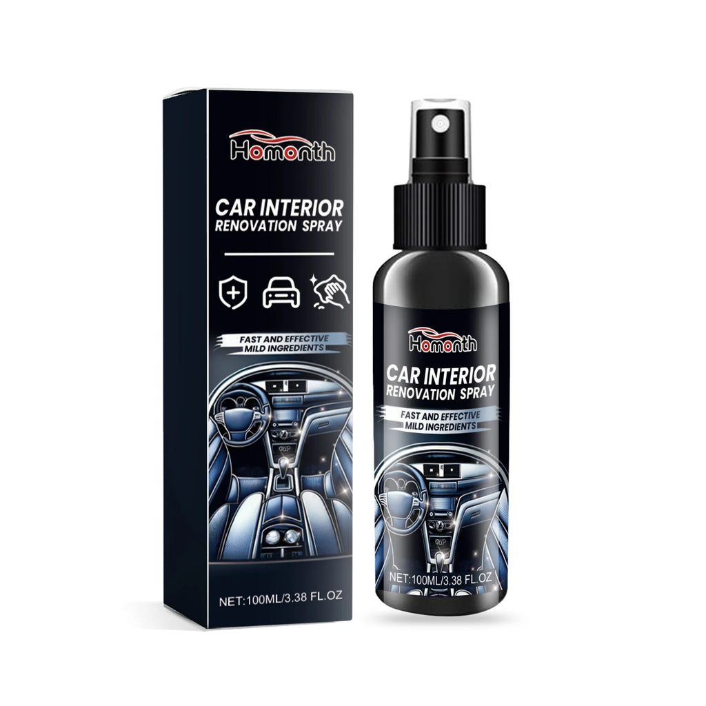 Car Interior Polishing Wax Spray - Remove Stains, Maintain Gloss & Protect Surfaces