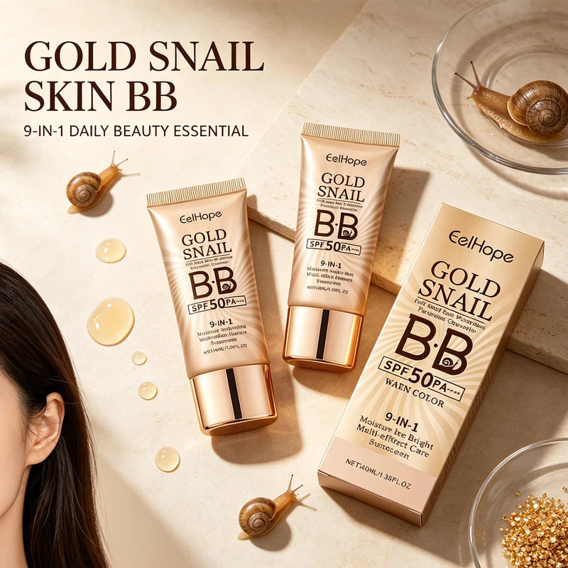 9-in-1 Moisturizing Sunscreen Foundation Cream for Natural Skin Fit - Long Lasting