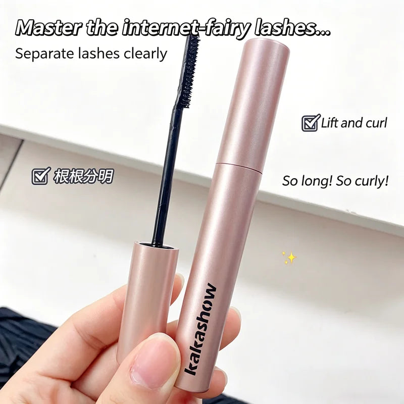 Long Lasting Waterproof Curling Mascara - No Clumping Natural Lash Effect