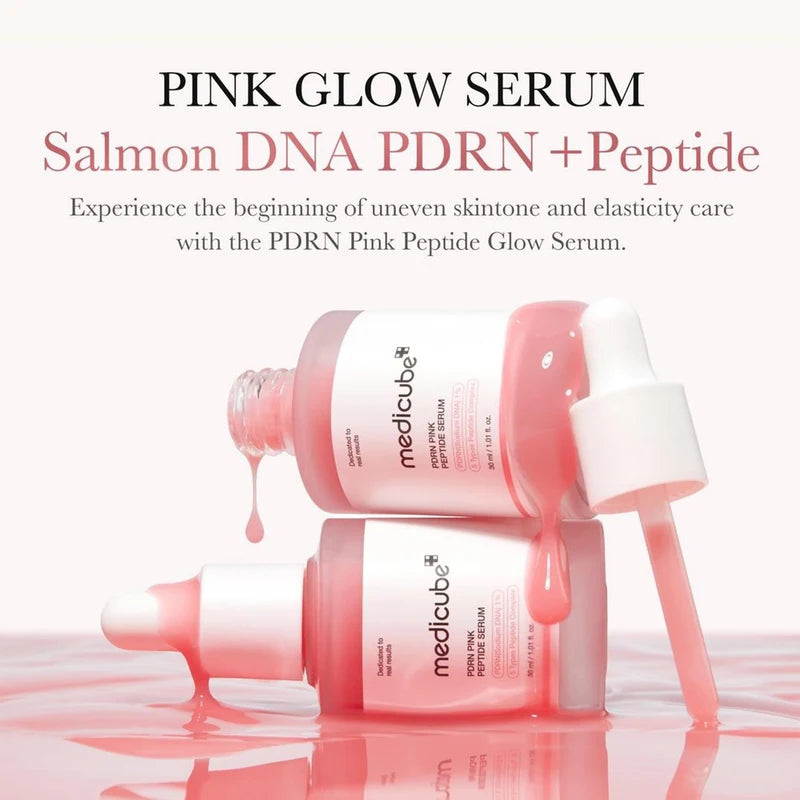 Salmon DNA PDRN Pink Peptide Serum for Skin Repair & Firming - Korean Skincare