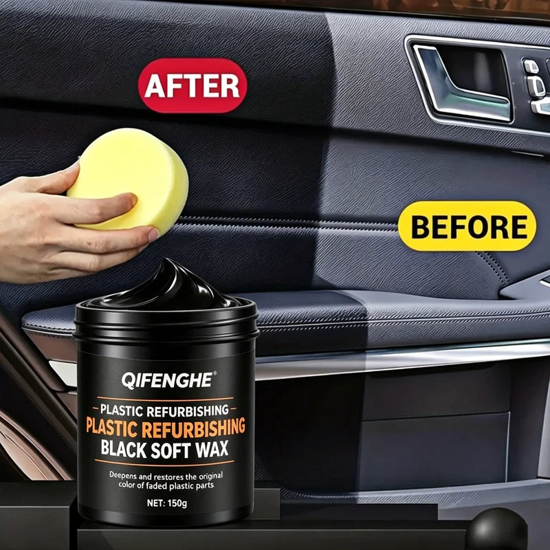 Car Plastic Restorer Wax - Deeply Rejuvenates Faded Interior & Exterior Parts