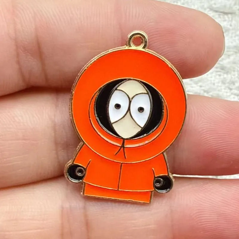 10-Pack Cute Anime Enamel Charms for DIY Jewelry Making - Earrings, Bracelets
