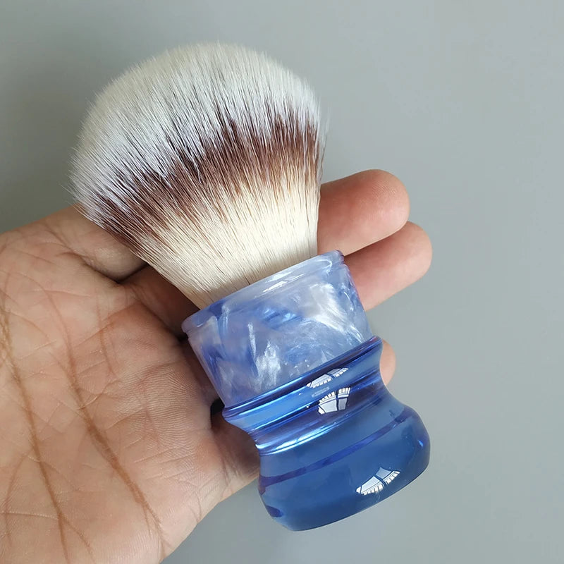 Synthetic Hair Shaving Brush for Men - Soft Face Lathering, 26mm Knot