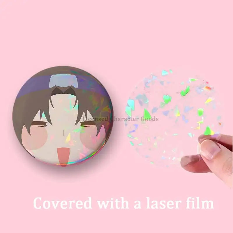 Customizable Round Badge Set for Clothing and Accessories - Wholesale Fan Goods